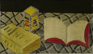 Untitled (Table with two books and a box)