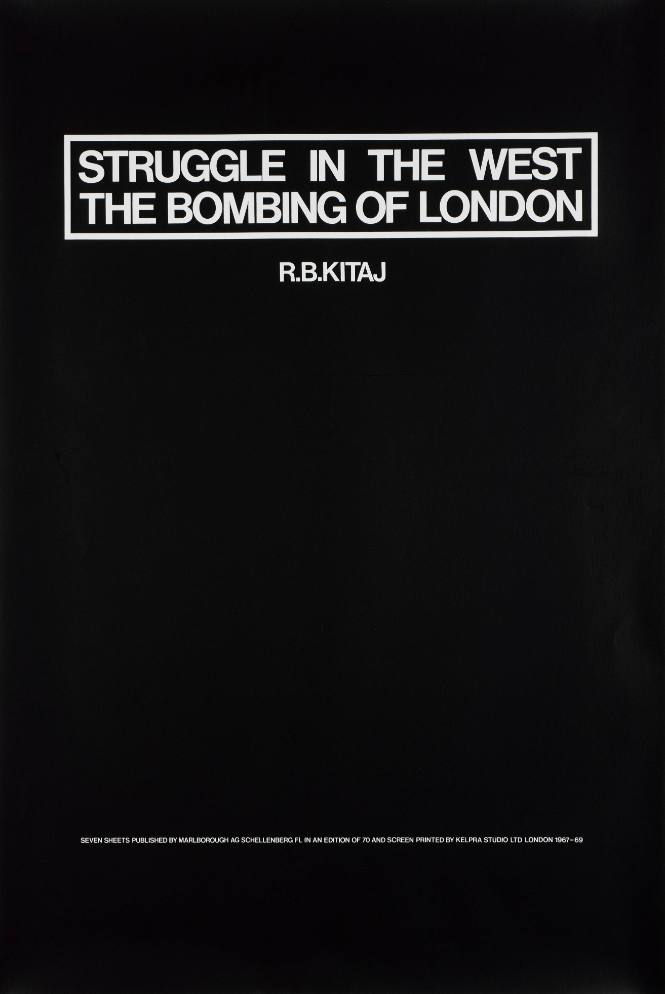 Struggle in the West: The Bombing of London: Tilte Page