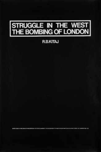 Struggle in the West: The Bombing of London: Tilte Page