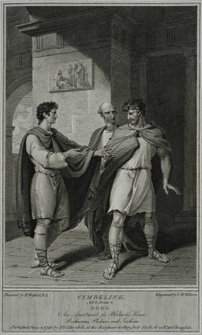 Folio of plates of Boydell's Shakespeare Gallery
