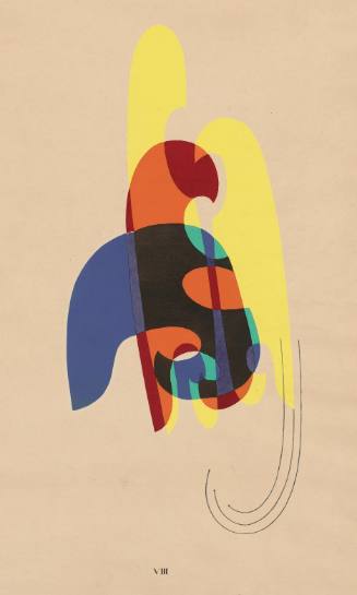 Shadows, from the portfolio Revolving Doors, based on collages made in 1916-1917 in New York