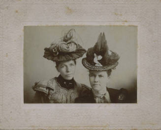Untitled [Two women pose side by side]