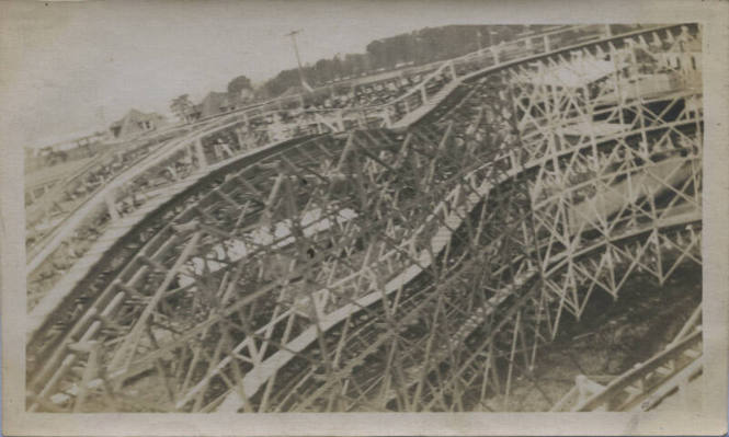 Untitled [Wooden Scaffolding (Croton dam?)]