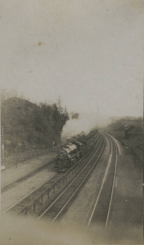 Untitled [Train, viewed from above]
