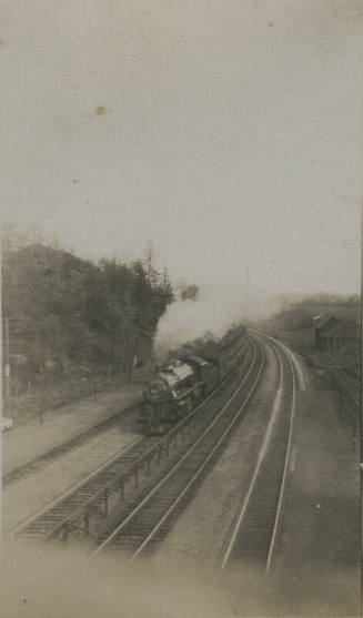 Untitled [Train, viewed from above]