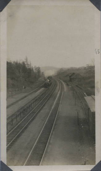 Untitled [Train and tracks]