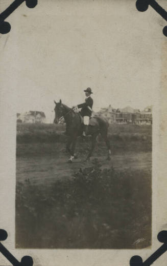 Untitled [Men in uniform stand in procession formation]