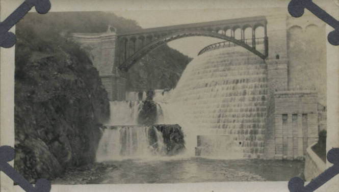 Untitled [Bridge and waterfalls]