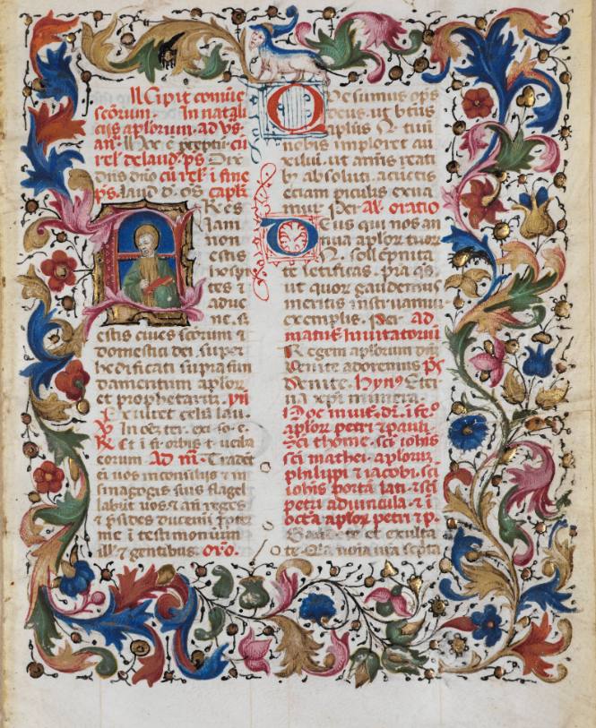 Illuminated page from a Book of Devotion