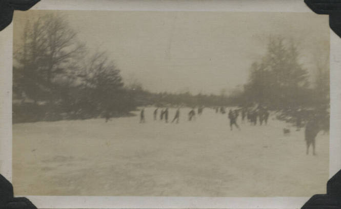 Untitled [People play hockey]