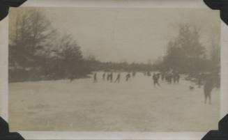 Untitled [People play hockey]
