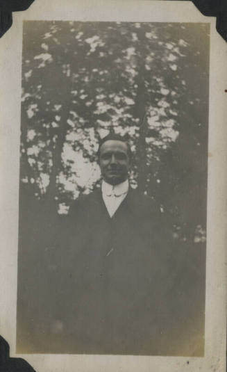 Untitled [Man in woods]