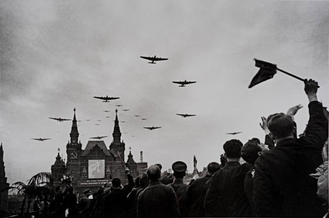 Red Square Parade for the Cheluskin Polar Expedition