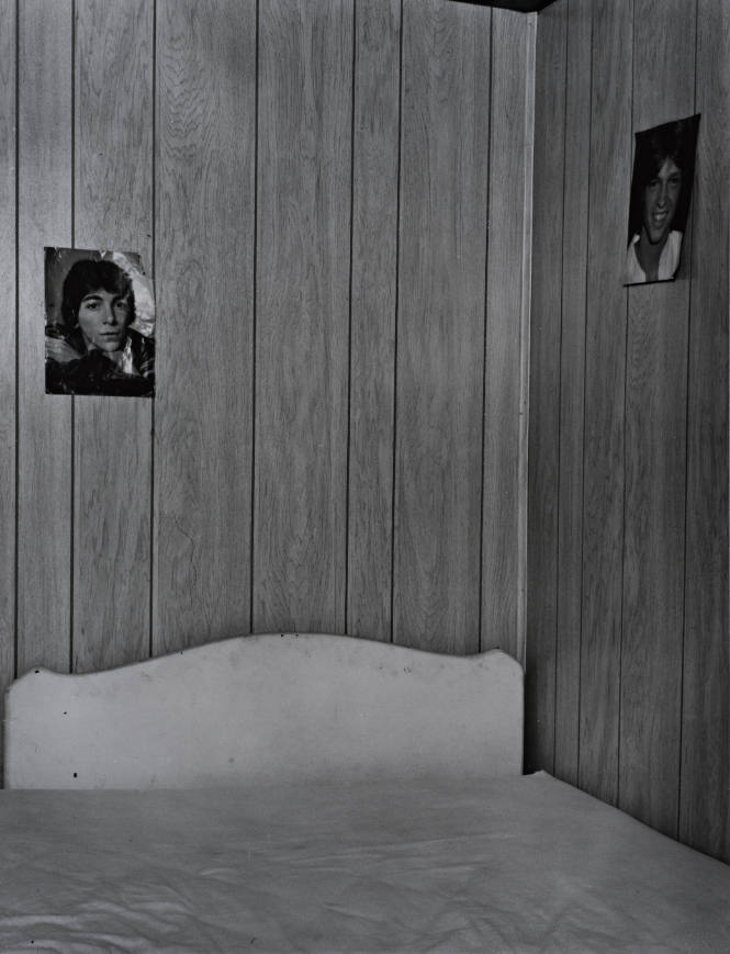 Untitled (Empty Bed with Pinups)