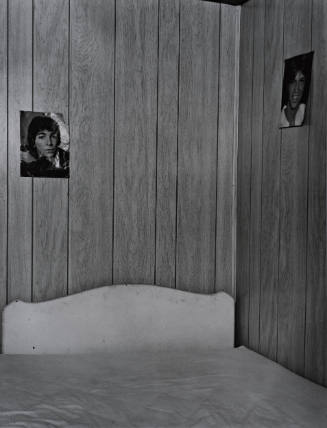 Untitled (Empty Bed with Pinups)