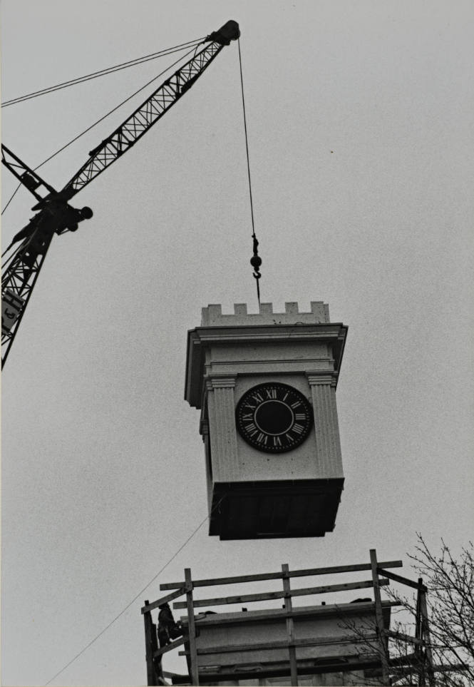 United Church of Stonington, Putting on Clocktower