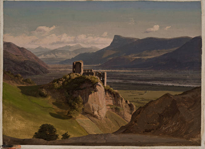 View of Castle Fontana, Northern Italy