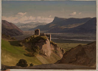 View of Castle Fontana, Northern Italy