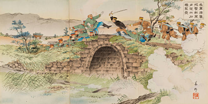 After Heavy Shelling, Our Troops Occupy the fort at Dashiqiao