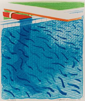 Pool made with Paper and Blue Ink, for the book Paper Pools