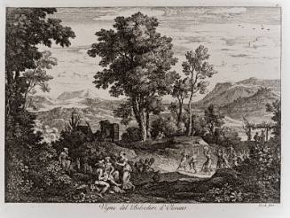 Vineyards on Belvedere Hill, near Olevano, from Views of Rome (Die Römischen Ansichten)
