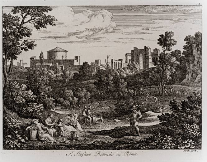 Church of Santo Stefano Rotondo in Rome, from Views of Rome (Die Römischen Ansichten)