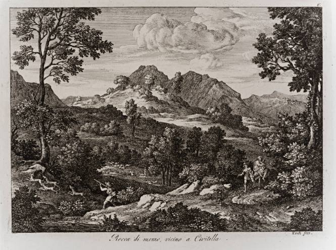 Rocca di Mezzo, near Civitella, from Views of Rome (Die Römischen Ansichten)