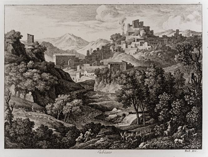 Subiaco, from Views of Rome (Die Römischen Ansichten)