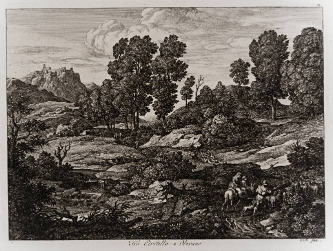 Between Civitella and Olevano, from Views of Rome (Die Römischen Ansichten)