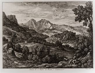 Castle of San Stefano di Mezzo, and Canturano, from Views of Rome (Die Römischen Ansichten)