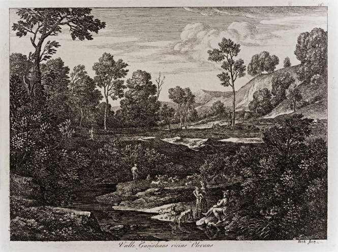 Garigliano Valley, near Olevano, from Views of Rome (Die Römischen Ansichten)