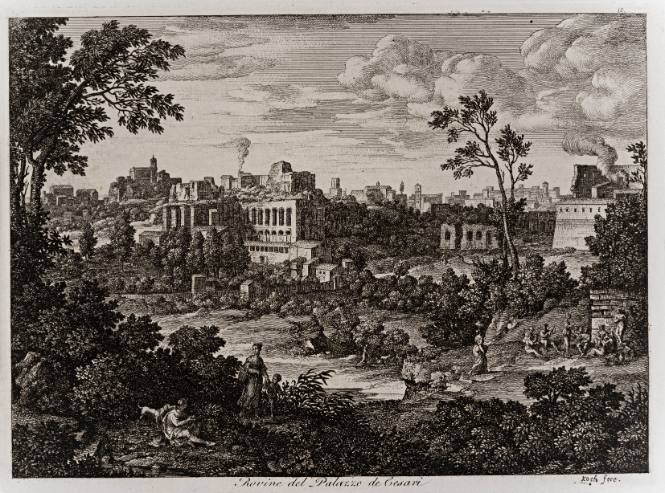 Ruins of the Palace of the Ceasars, from Views of Rome (Die Römischen Ansichten)