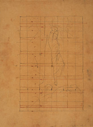 Study for the central figure in the Great Wonder altarpiece