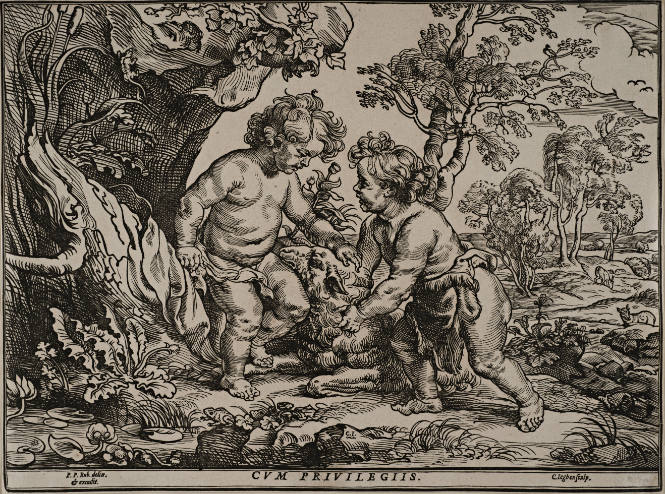 Infant Christ and Saint John the Baptist in a Landscape