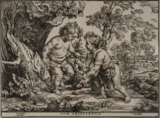 Infant Christ and Saint John the Baptist in a Landscape