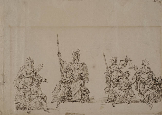 Studies for Allegorical Compositions