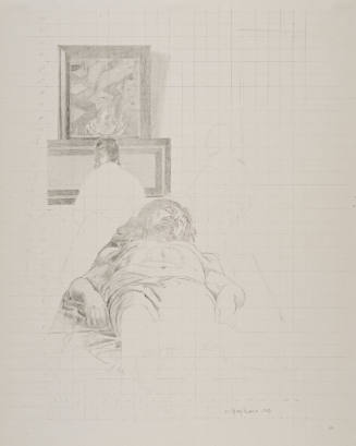 Vermeer's Music Lesson with Mantegna's Dead Christ