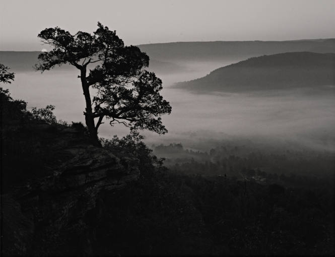 Sunrise Above Jasper, from Roger Minick: Ozark Portfolio, Twelve Photographs