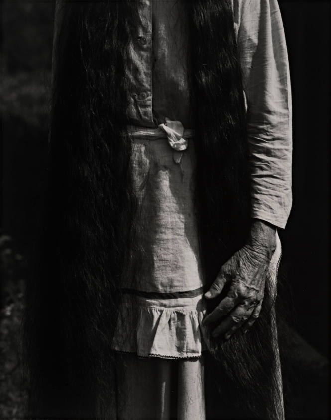 Sister Cora’s Long Hair, from Roger Minick: Ozark Portfolio, Twelve Photographs