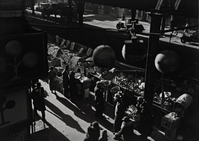 Untitled [Street market], from the series Harlem Document