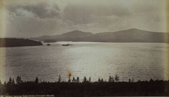 Lower Saranac Lake from Alexander House