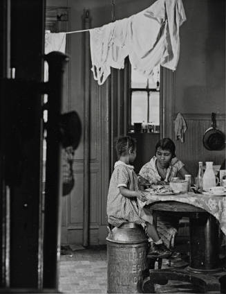 Untitled [Kitchen scene], from the series Harlem Document