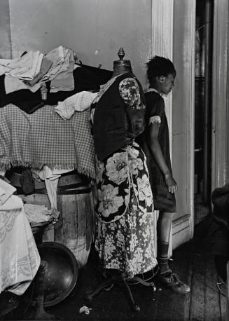 Untitled (Girl with clothes form), from the series Harlem Document