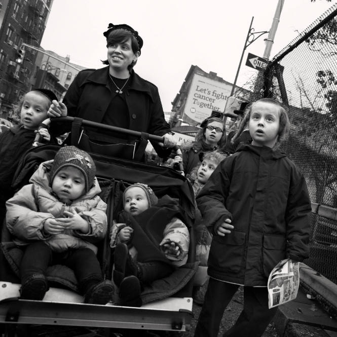 Woman and Children / Lee Avenue, Brooklyn, NY