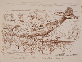 Wrecked German Plane