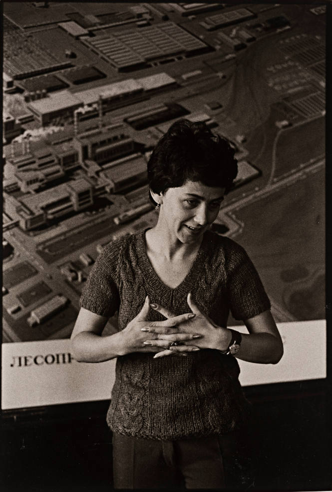 USSR, Factory Manager (woman with long fingernails)