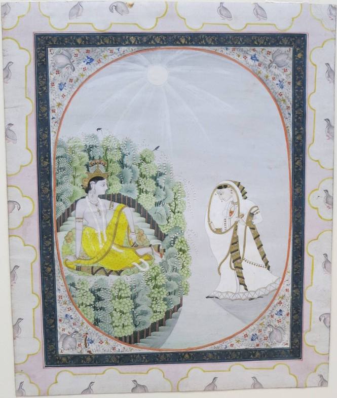 Moonlight Tryst: Radha and Krishna