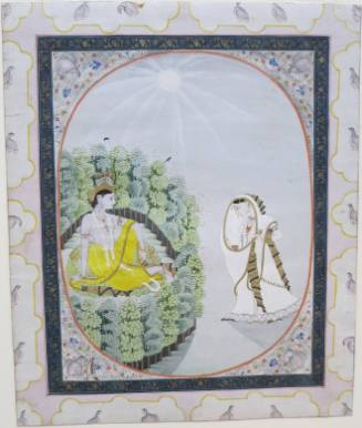 Moonlight Tryst: Radha and Krishna