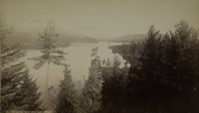 Northwest from Loon Lake House