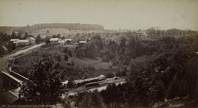 Ausable Chasm from Lake View
